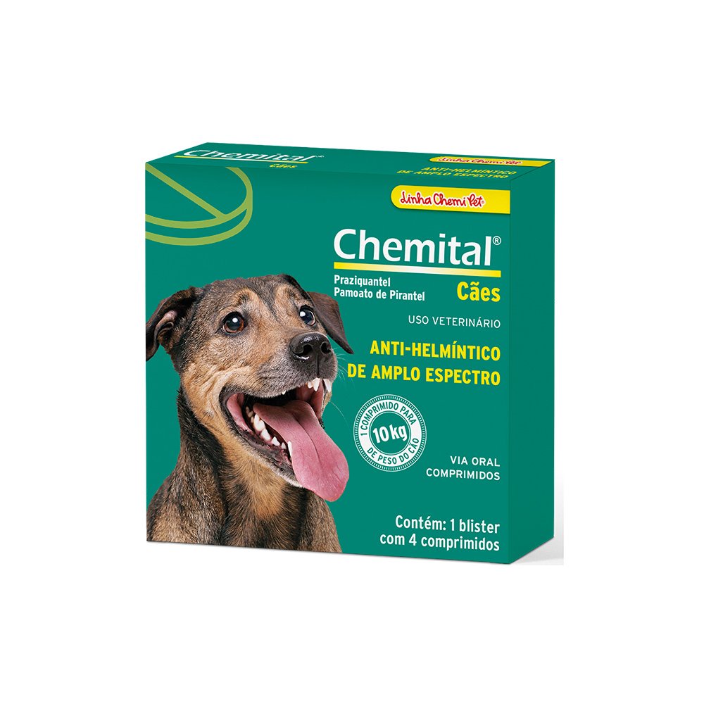 Chemital Cães 4 Comprimidos