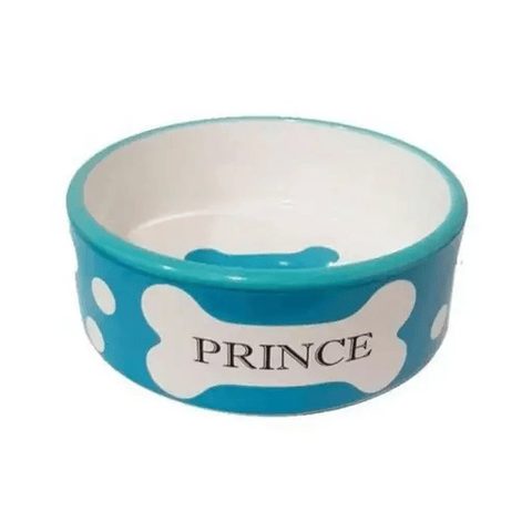 Comedouro Cão Porcelana Principe Azul 750 Ml M