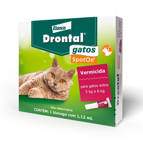 Vermífugo Drontal SpotOn para Gatos 1,12 ml