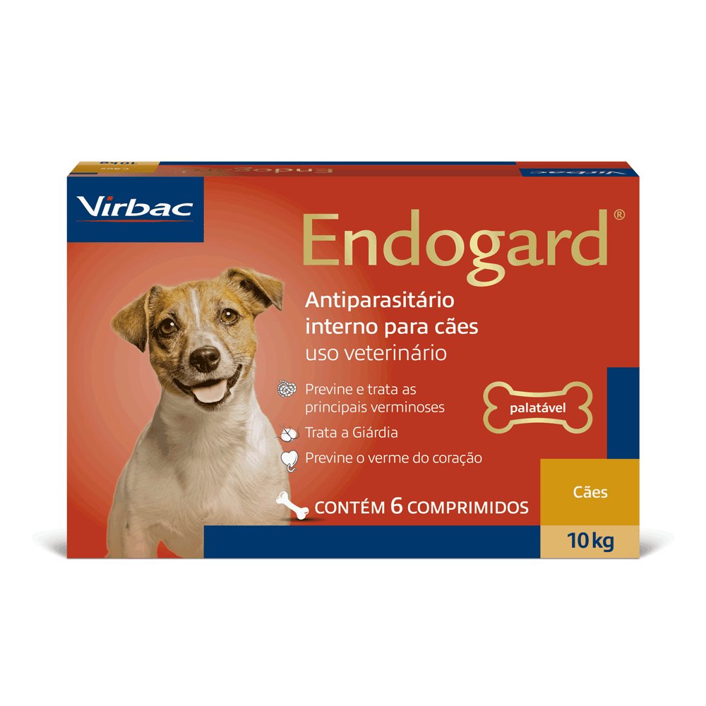 Vermífugo Endogard Cães até 10kg 2 comprimidos
