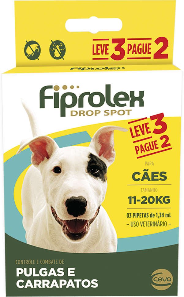Fiprolex Cães 11 A 20kg, Combo