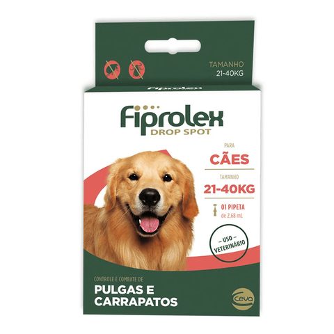 Fiprolex Cães 21 A 40kg 2,68 Ml