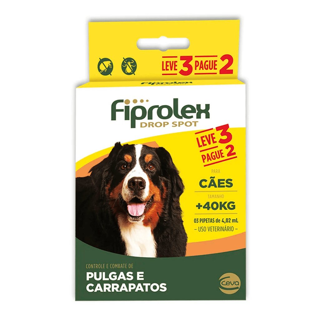 Fiprolex Cães Acima De 40kg, Combo