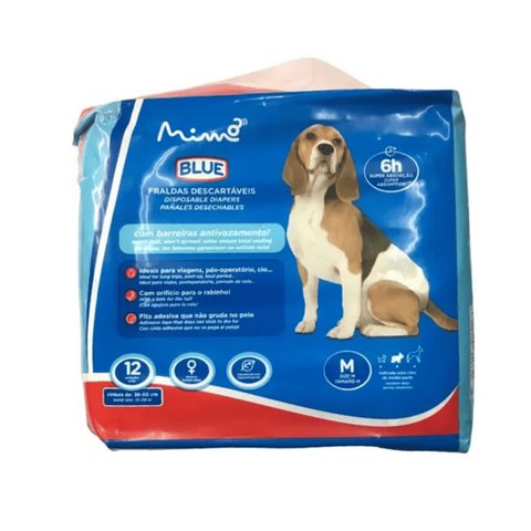 Fralda Higiênica Blue Fêmea M