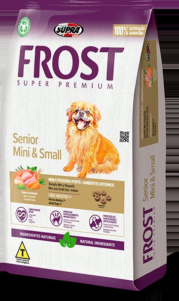Ração Frost Senior Mini &amp; Small para Cães Idosos de Raças Pequenas, 2,5kg