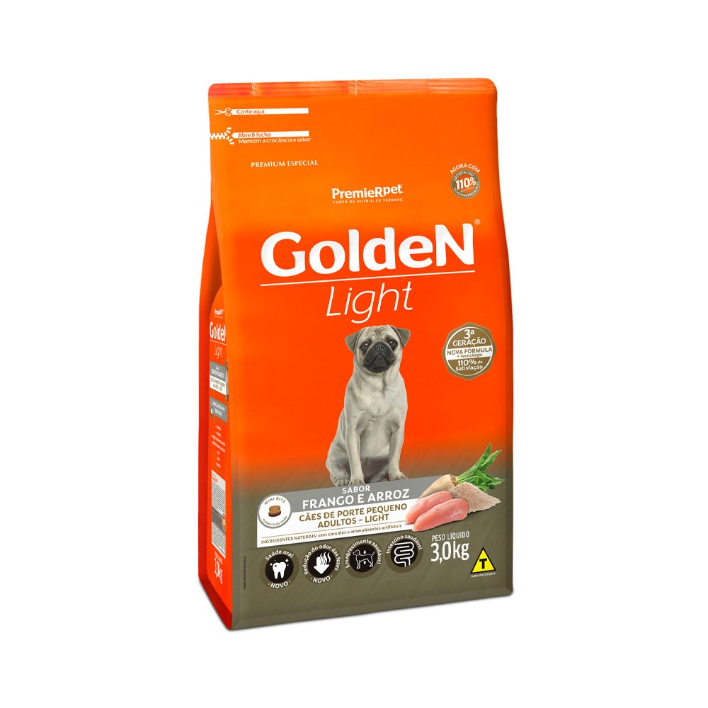 Golden Form Cães Adultos Mini Bits Light 3kg