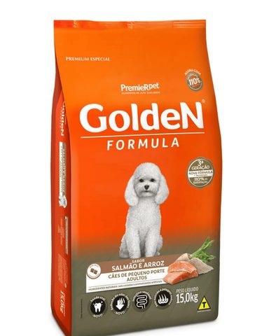 Golden Form Cães Adultos Mini Bits Salmão 15kg