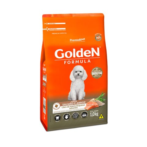 Golden Form Cães Adultos Mini Bits Salmão 1kg