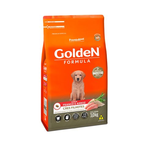 Golden Form Cães Filhotes Carne 3kg