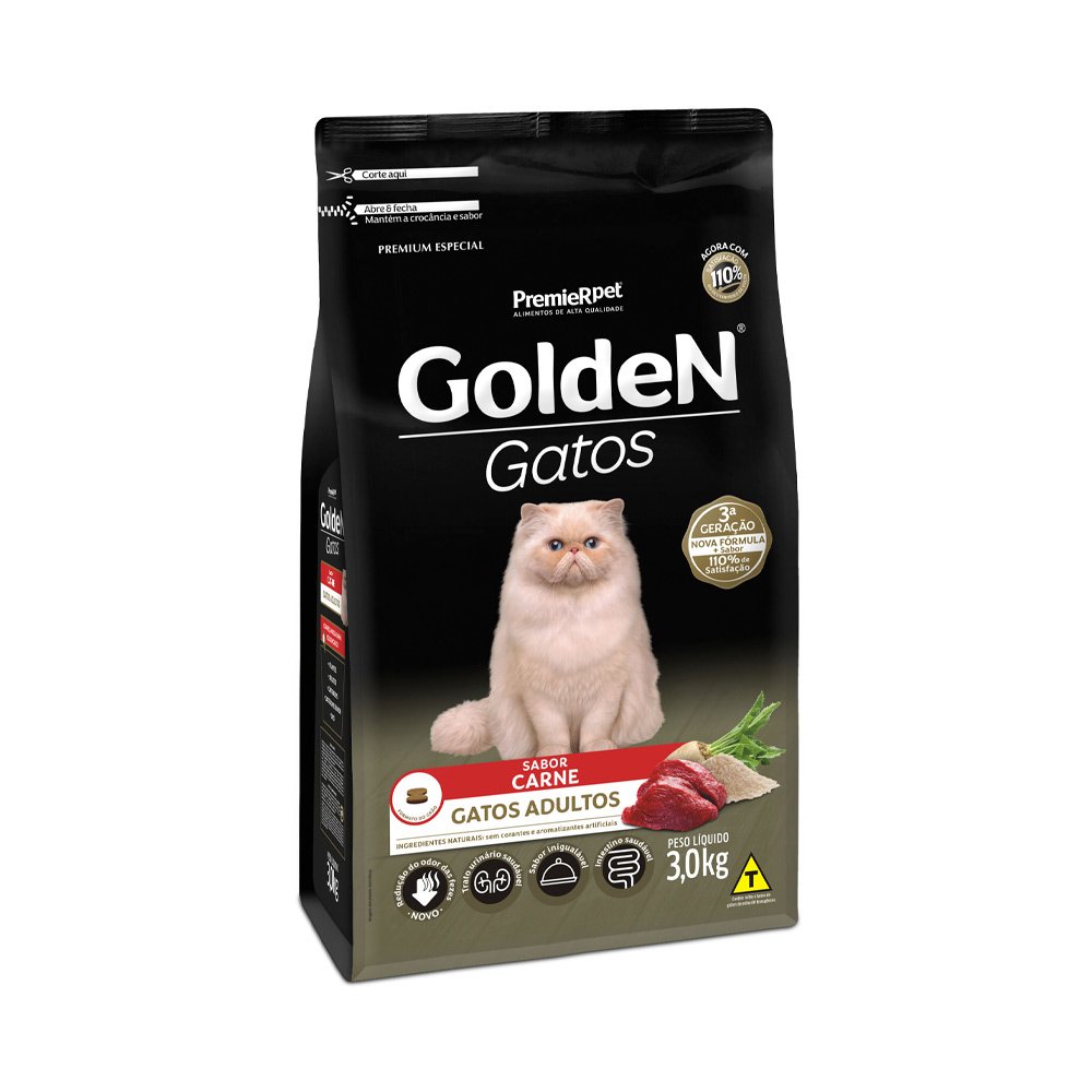 Golden Form Gatos Adultos Carne 3kg