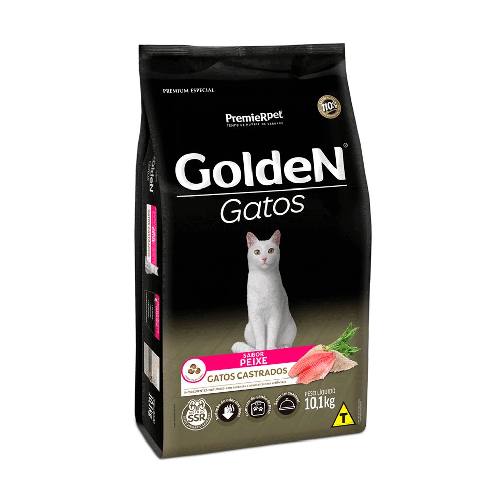 Golden Form Gatos Castrados Peixe 10,1kg