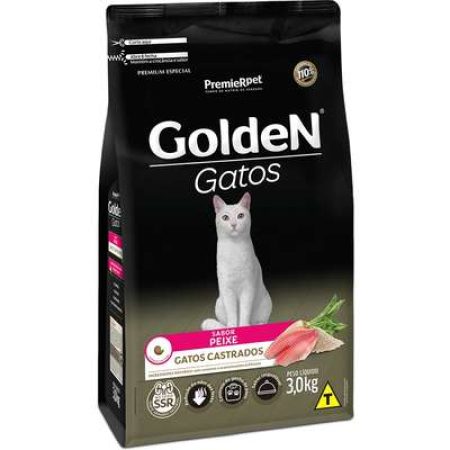 Golden Form Gatos Castrados Peixe 3kg