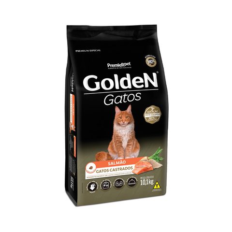 Golden Form Gatos Castrados Salmão 10,1kg