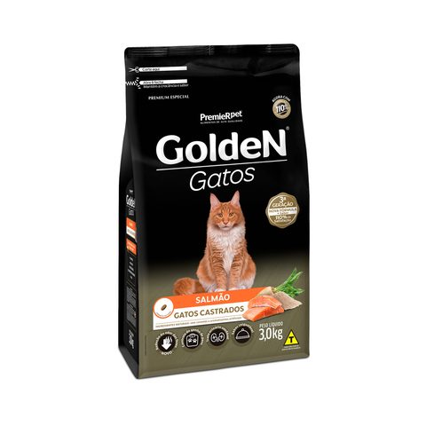 Golden Form Gatos Castrados Salmão 3kg