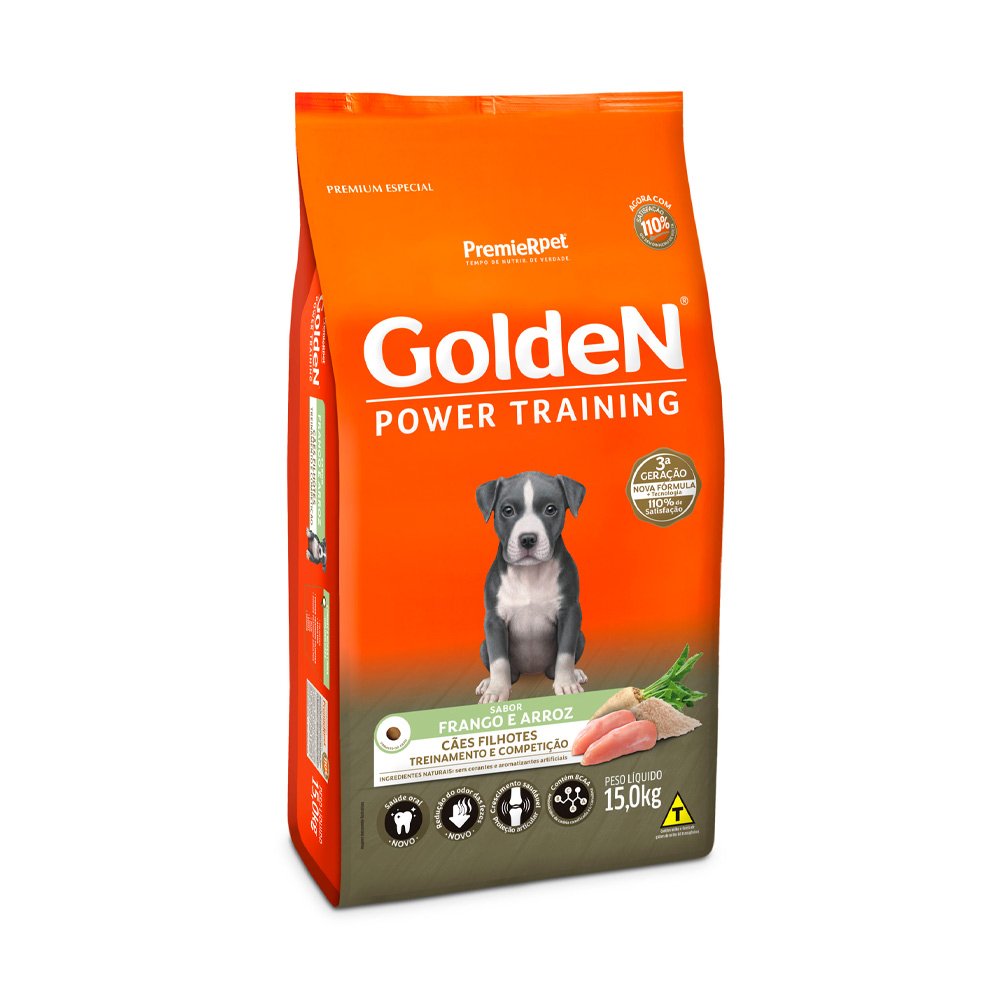 Golden Power Training Cães Filhotes 15kg