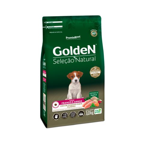 Golden Seleção Natural Cães Filhotes 3kg