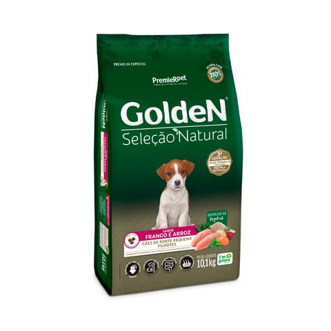 Golden Seleção Natural Cães Filhotes Mini Bits 10,1kg