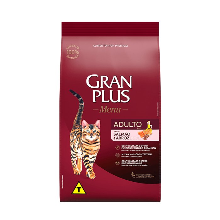 Gran Plus Menu Gato Adulto Frango Arr 1 Kg