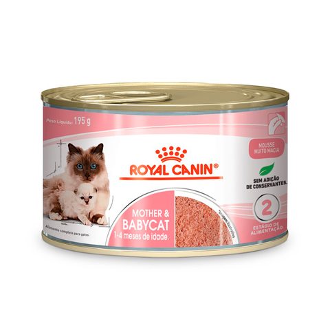 Ração Royal Canin Lata Baby Cat Instinctive para Gatos Filhotes, 195 g