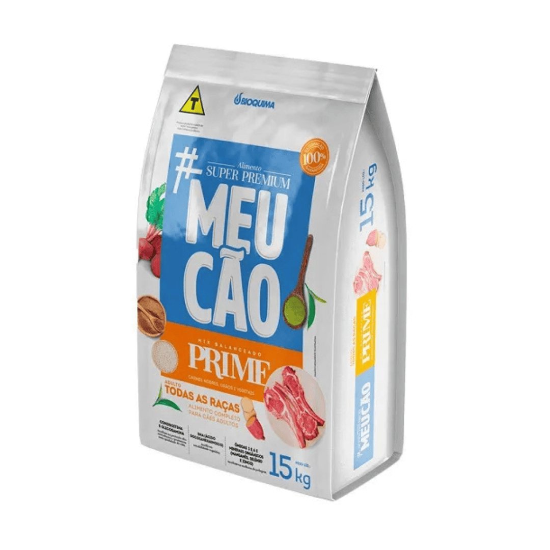 Ração Meu Cão Prime Adulto Todas as Raças Carnes Nobres 15kg