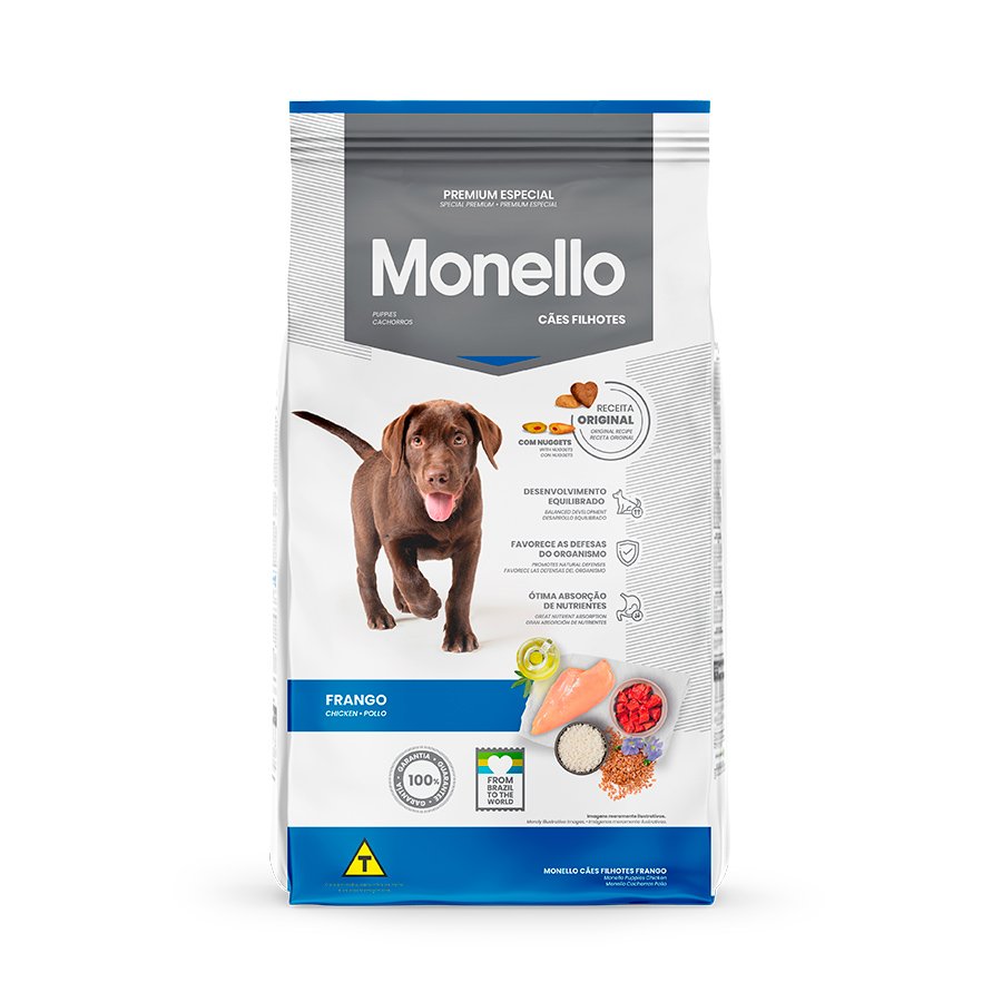 Monello Cães Filhotes Raças Médias E Grandes 1 Kg