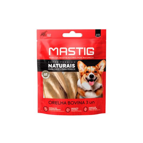 Orelha Bovina Natural 4 Und