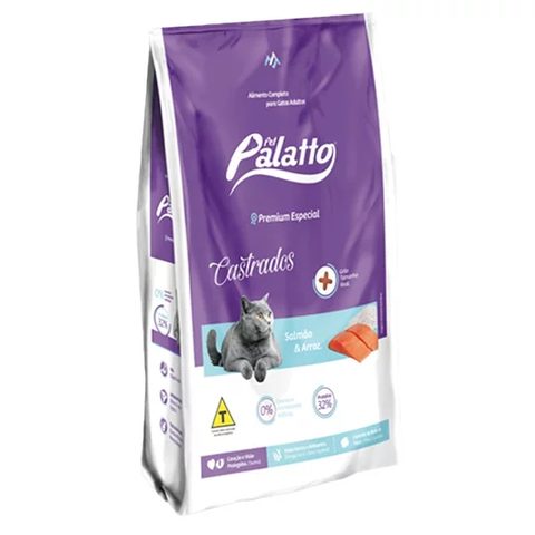 Ração Pet Palatto Gatos Castrados Salmão 10,1KG