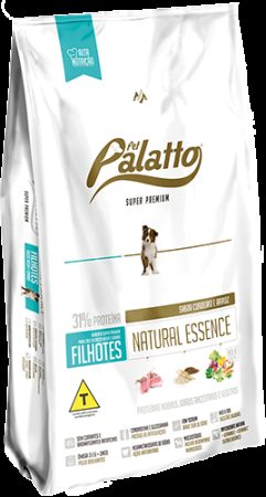 Ração Pet Palatto Natural Essence Cães Filhotes Cordeiro e Arroz, 10,1kg