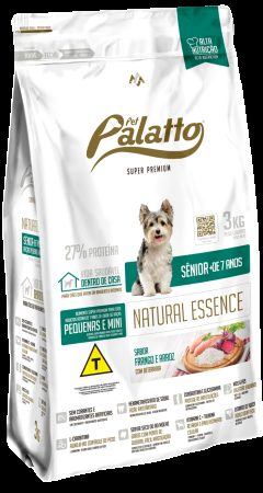 Pet Palatto Natural Essence Cão Raças Peq Mini Senior 3kg