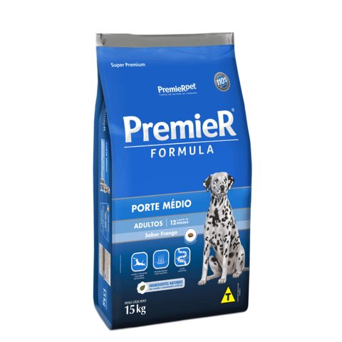 Premier Form Cães Adultos Raças Médias 15kg