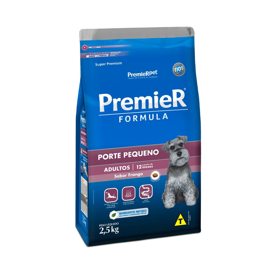 Premier Form Cães Adultos Raças Pequenas 2,5kg