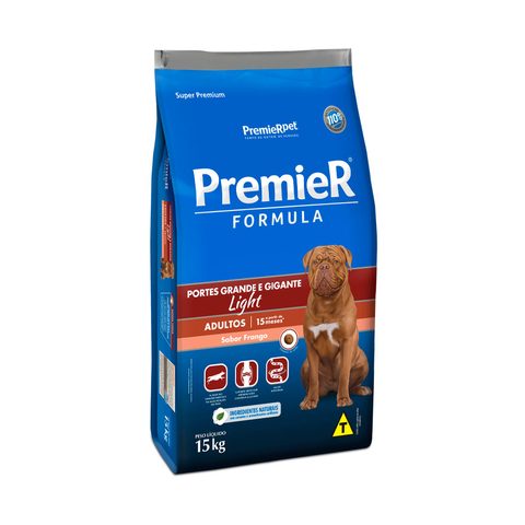 Premier Form Cães Adultos Raças Grandes Light 15kg