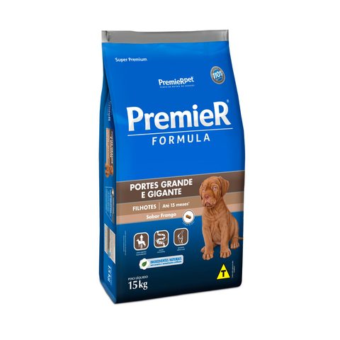 Premier Form Cães Filhotes Raças Grandes E Gig Frango 15kg