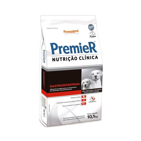 Ração PremieR Nutrição Clínica Gastrointestinal para Cães de Porte Médio e Grande, 10,1kg