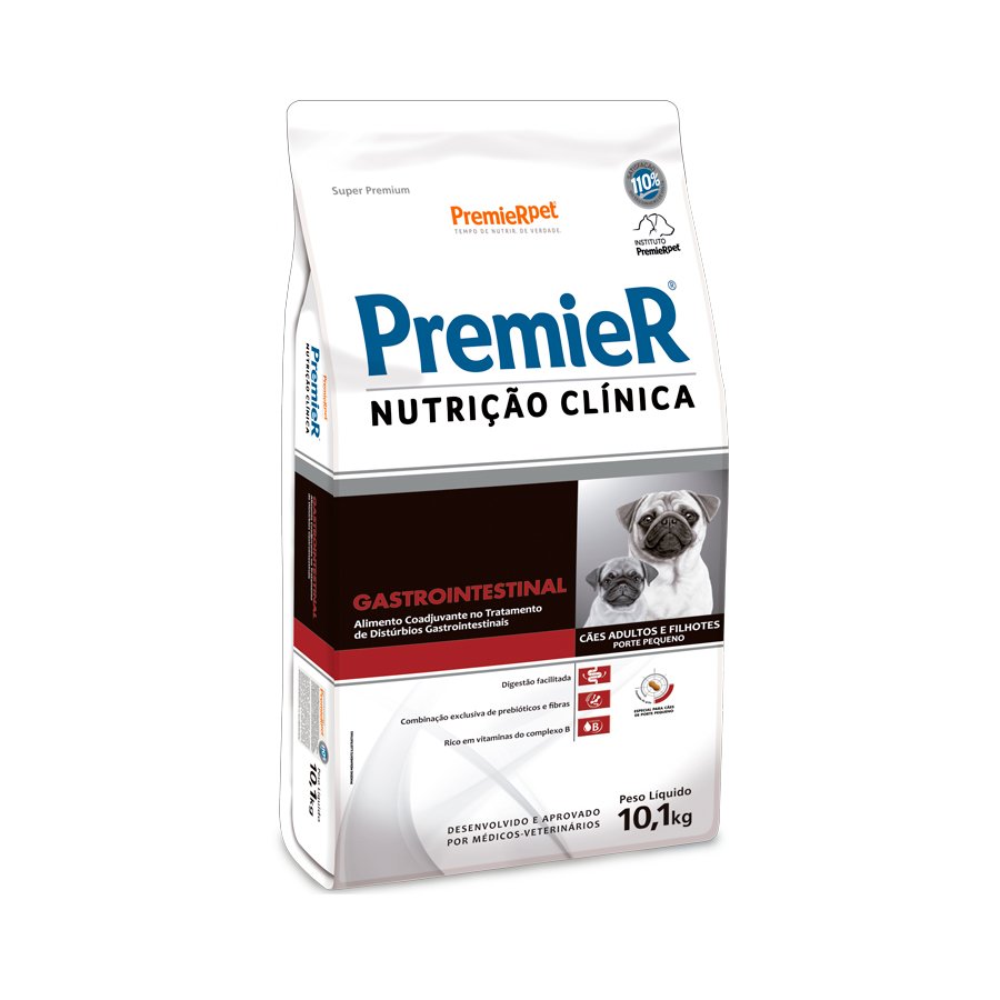 Ração PremieR Nutrição Clínica Gastrointestinal Cães de Porte Pequeno -10,1kg