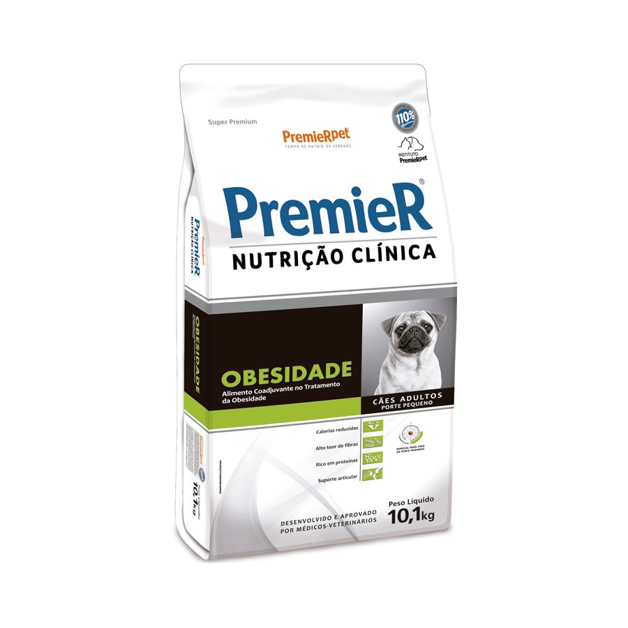 Premier Nc Cães Obesidade Pequeno Porte 10,1kg