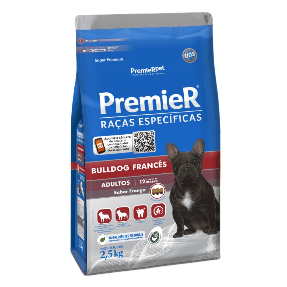 Premier Raças Especificas Bulldog Frances Adulto 2,5kg