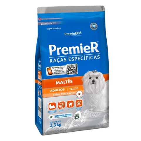 Premier Raças Especificas Maltes Adulto 2,5kg