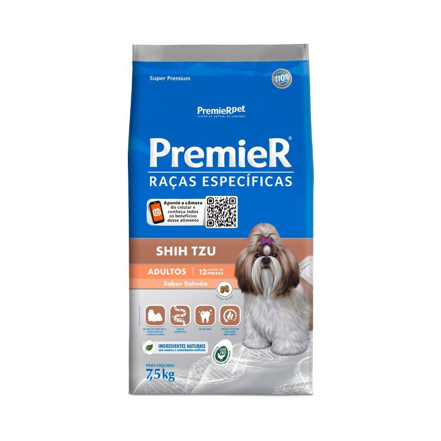 Premier Raças Específicas Shih Tzu Adulto 7,5kg