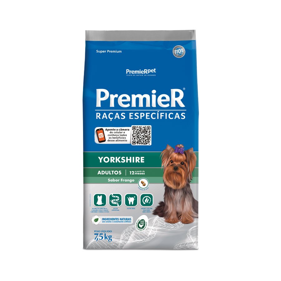 Premier Raças Específicas Yorkshire Adulto 7,5kg
