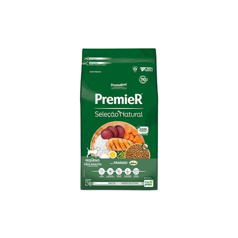 Premier Selecao Natur Cães Adult Raças Peq 2,5 Kg