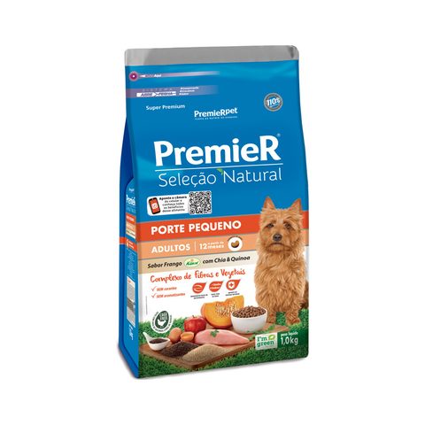 Premier Seleção Natural Cães Adultos Peq Chia E Quinoa 1kg