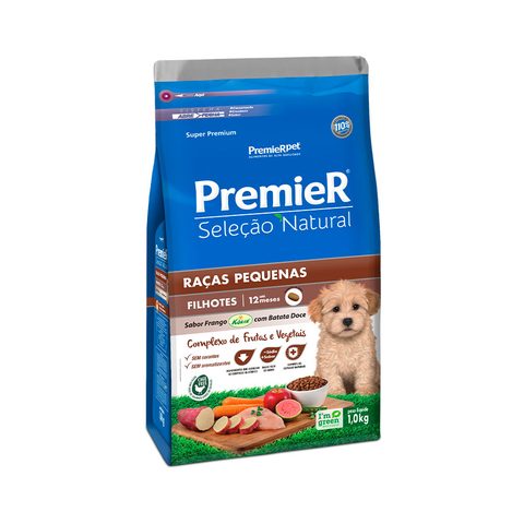 Premier Seleção Natural Cães Filhotes Peq Batata Doce 1kg