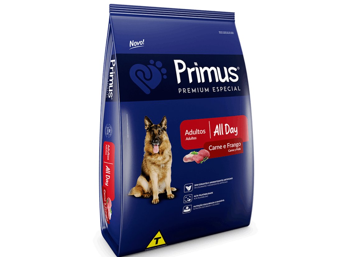 Primus Premium Especial Cães All Day 10,1kg
