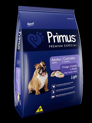 Primus Premium Especial Cães Castrados Light 15kg