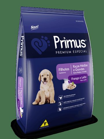 Primus Premium Especial Cães Filhotes Raças Pequenas 10,1kg