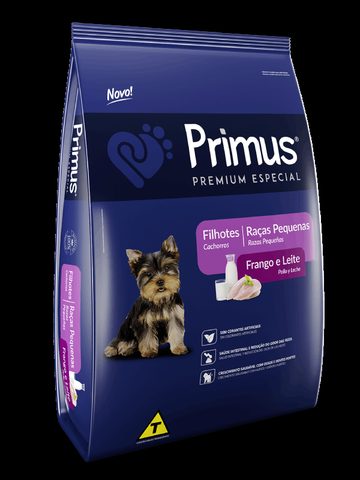 Primus Premium Especial Cães Filhotes Raças Pequenas 3kg