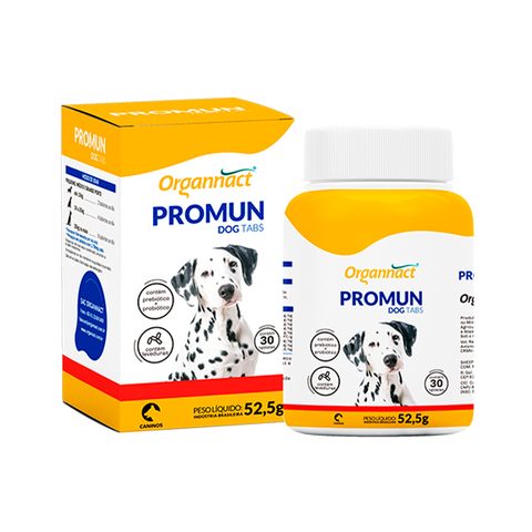 Suplemento Organnact Promun Dog 30 Tabs, 52,5g