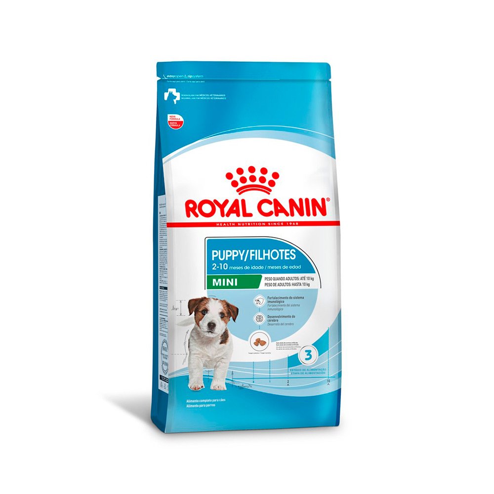 Ração Royal Canin Mini Puppy para Cães Filhotes de Raças Pequenas, 1kg