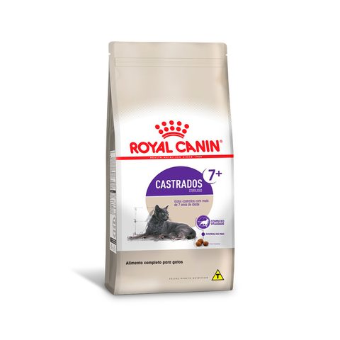 Ração Royal Canin Castrados 7+ para Gatos Adultos Maduros, 400g